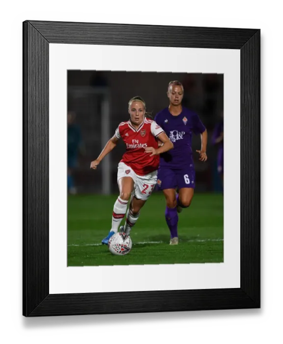 Framed Print : Arsenal Women vs Fiorentina Women: Showdown in UEFA Women's Champions League at Meadow Park
