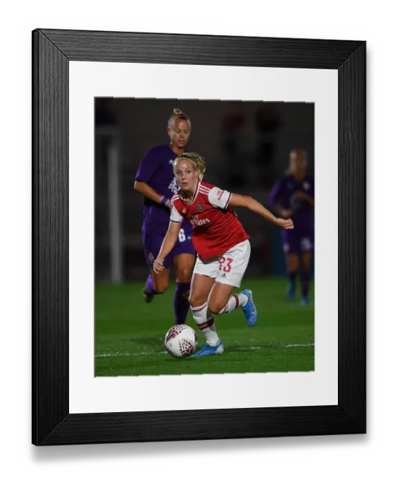 Framed Print : Arsenal Women vs Fiorentina Women: Showdown in UEFA Women's Champions League at Meadow Park