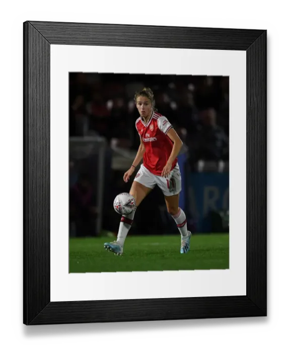 Framed Print : Arsenal's Miedema Shines in UEFA Champions League Action Framed Print : Arsenal's Miedema Shines in UEFA Champions League Action