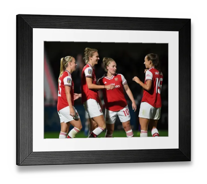 Framed Print : Arsenal Women's UEFA Champions League: Vivianne Miedema Scores Second Goal Against Fiorentina Framed Print : Arsenal Women's UEFA Champions League: Vivianne Miedema Scores Second Goal Against Fiorentina