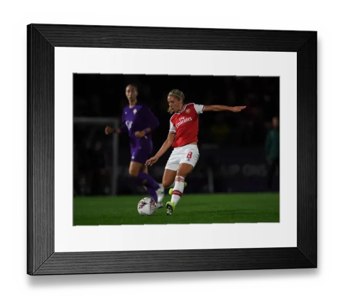 Framed Print : Arsenal Women vs Fiorentina Women: UEFA Champions League Clash at Meadow Park