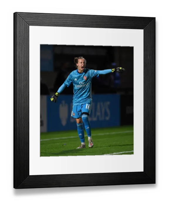 Framed Print : Arsenal Women vs Fiorentina Women: Showdown in the UEFA Women's Champions League at Meadow Park