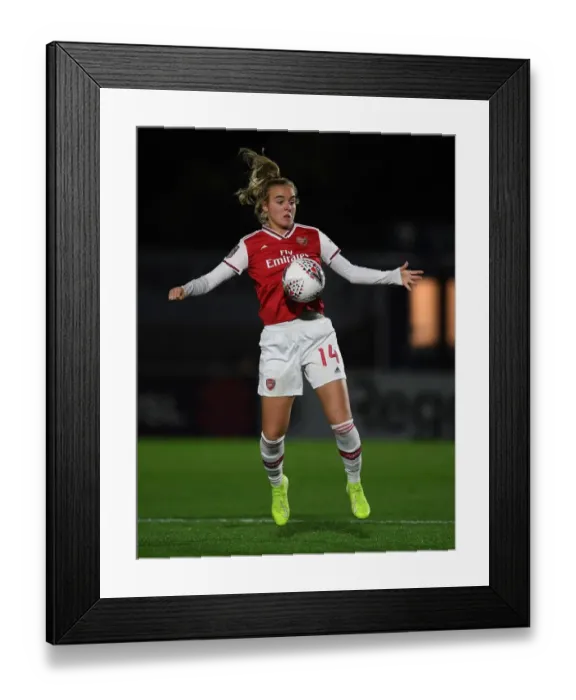 Framed Print : Arsenal Women vs Fiorentina Women: Showdown in UEFA Women's Champions League at Meadow Park