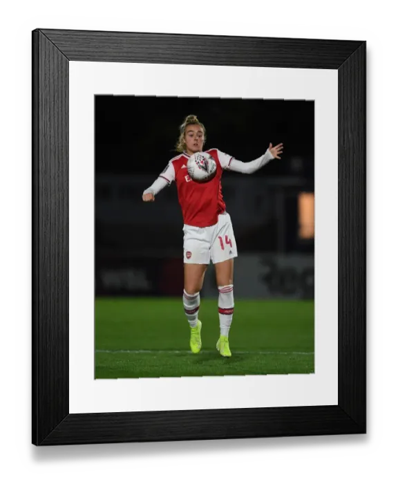 Framed Print : Arsenal Women vs Fiorentina Women: Showdown in UEFA Women's Champions League at Meadow Park