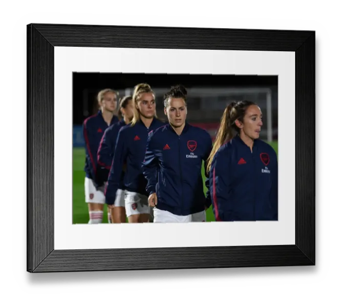 Framed Print : Arsenal Women vs Fiorentina Women: UEFA Women's Champions League Showdown at Meadow Park
