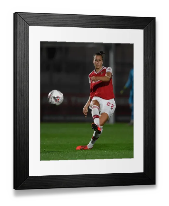 Framed Print : Arsenal Women vs Fiorentina Women: Showdown in UEFA Women's Champions League at Meadow Park