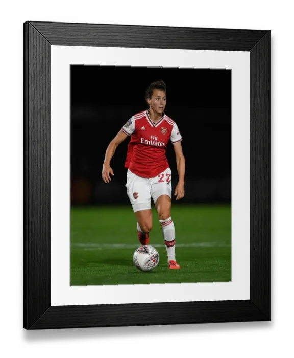 Framed Print : Arsenal Women vs Fiorentina Women: Showdown in UEFA Women's Champions League at Meadow Park