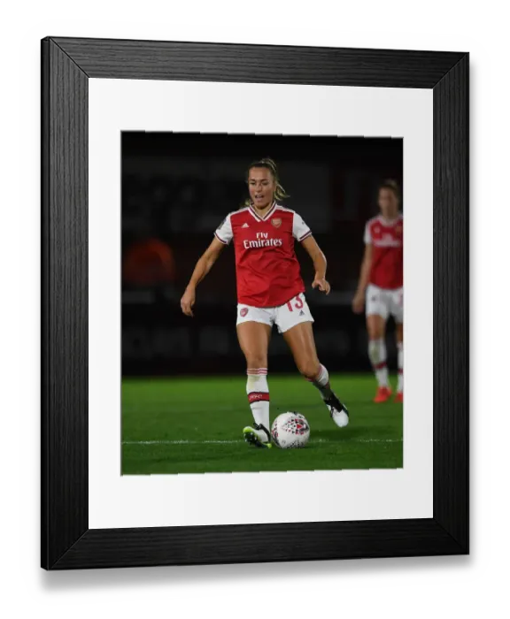 Framed Print : Arsenal Women vs Fiorentina Women: Showdown in UEFA Women's Champions League at Meadow Park