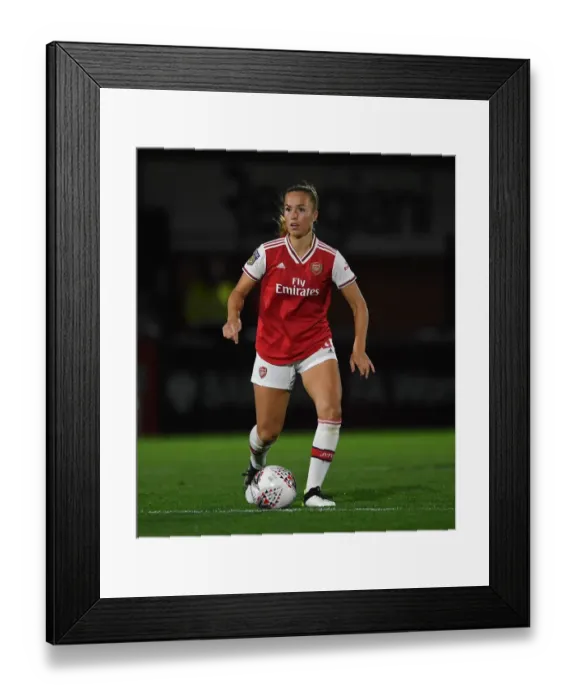 Framed Print : Arsenal Women vs Fiorentina Women: Showdown in UEFA Women's Champions League at Meadow Park