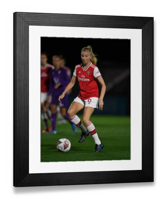 Framed Print : Showdown in UEFA Women's Champions League: Arsenal Women vs Fiorentina Women at Meadow Park