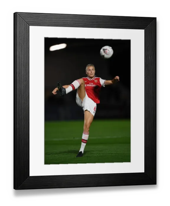 Framed Print : Arsenal Women vs Fiorentina Women: Showdown in UEFA Women's Champions League at Meadow Park