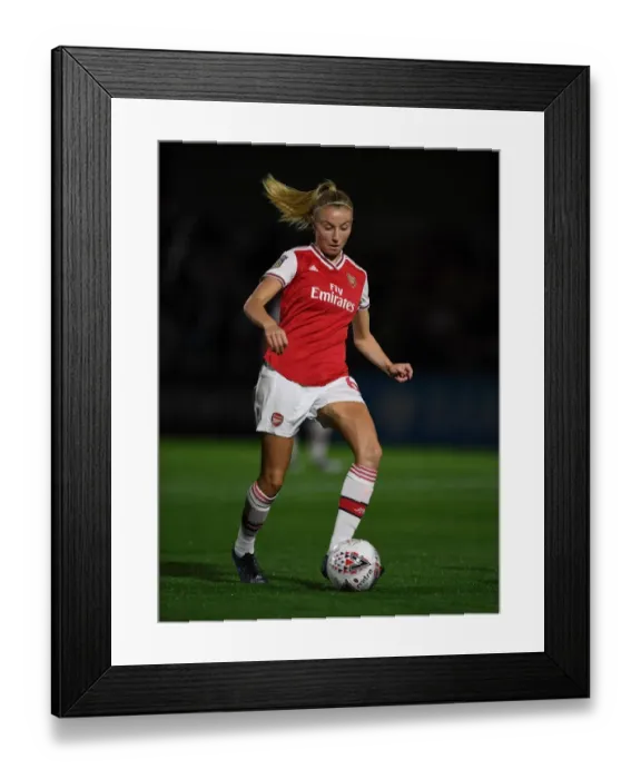 Framed Print : Arsenal Women vs Fiorentina Women: Battle in the UEFA Women's Champions League at Meadow Park