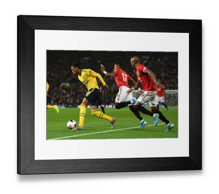 Framed Print : Clash of the Reds and Gunners: Premier League Showdown (September 2019) - Manchester United vs Arsenal