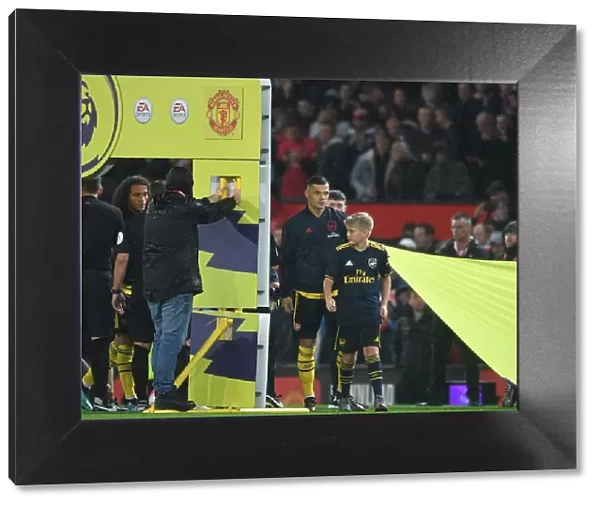 Arsenal's Granit Xhaka at Old Trafford: Manchester United vs. Arsenal (2019-2020)