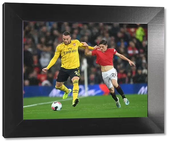 Manchester United vs Arsenal: Calum Chambers Evades Daniel James at Old Trafford (Premier League 2019-20)