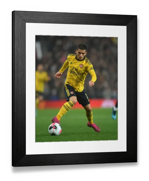 Framed Print : Torreira vs Manchester United: Arsenal's Midfield Battle in the Premier League 2019-20 Framed Print : Torreira vs Manchester United: Arsenal's Midfield Battle in the Premier League 2019-20