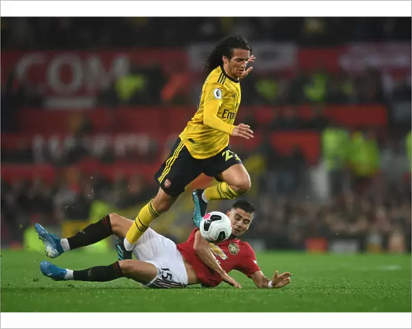Intense Premier League Showdown: Guendouzi Fouls Pereira (2019-20) - Manchester United vs. Arsenal