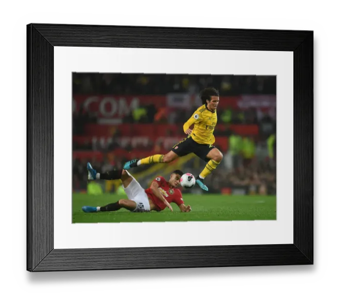 Framed Print : Intense Premier League Clash: Guendouzi Fouls Pereira (2019-20) - Manchester United vs. Arsenal Framed Print : Intense Premier League Clash: Guendouzi Fouls Pereira (2019-20) - Manchester United vs. Arsenal