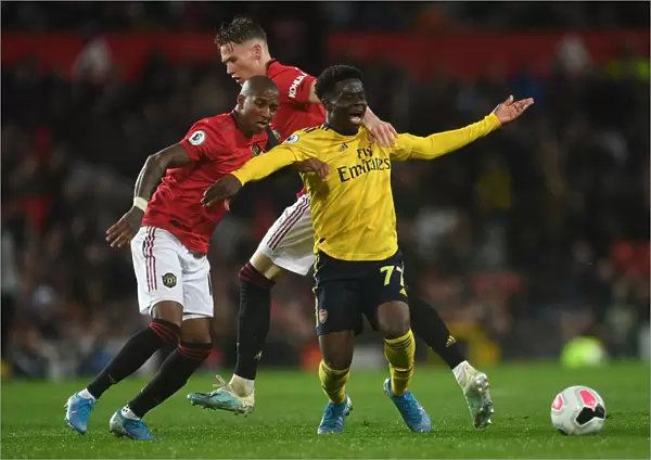 Manchester United vs. Arsenal: Bukayo Saka Fouls by McTominay in 2019-20 Premier League Clash