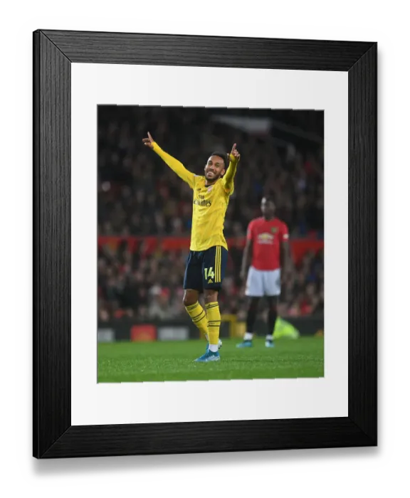 Framed Print : Aubameyang's Strike: Arsenal Takes the Lead Over Manchester United, Premier League 2019-20 Framed Print : Aubameyang's Strike: Arsenal Takes the Lead Over Manchester United, Premier League 2019-20