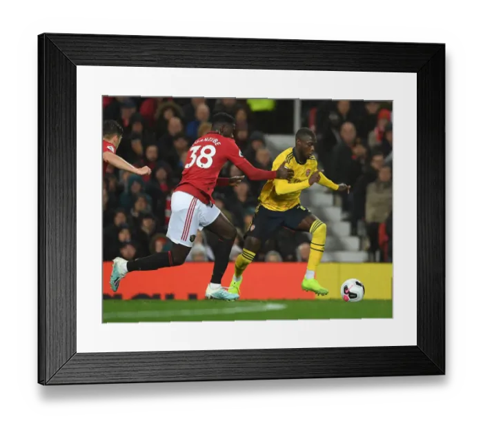 Framed Print : Battle of the Giants: Manchester United vs. Arsenal at Old Trafford (September 2019) - Premier League Showdown Framed Print : Battle of the Giants: Manchester United vs. Arsenal at Old Trafford (September 2019) - Premier League Showdown