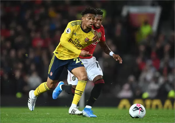 Reiss Nelson Outsmarts Fred: A Premier League Showdown - Manchester United vs. Arsenal (2019-20)
