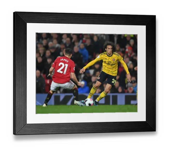 Framed Print : Premier League Rivalry: Manchester United vs Arsenal at Old Trafford (September 2019)