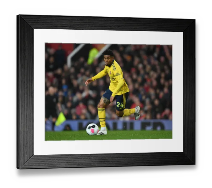 Framed Print : Manchester United vs Arsenal: Nelson Shines in Intense Premier League Clash (2019-20)