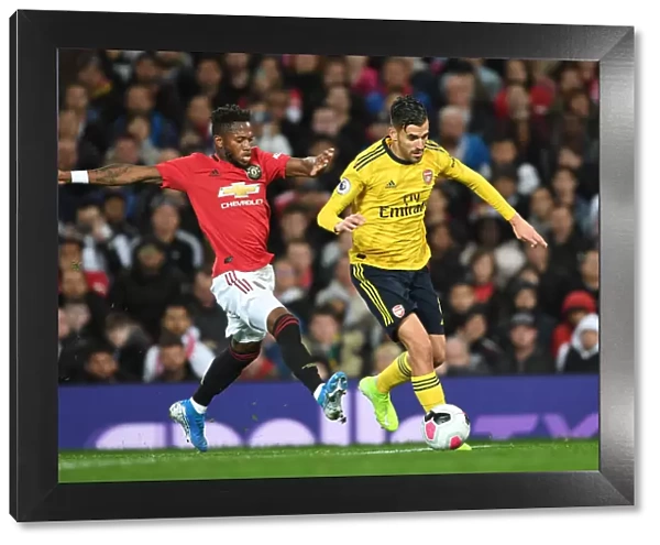 Dani Ceballos Outsmarts Fred: A Premier League Battle at Old Trafford, Arsenal vs. Manchester United, 2019-20
