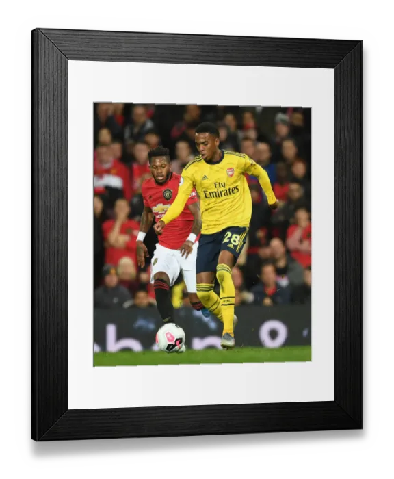 Framed Print : Premier League Rivalry: Manchester United vs Arsenal at Old Trafford (September 2019)