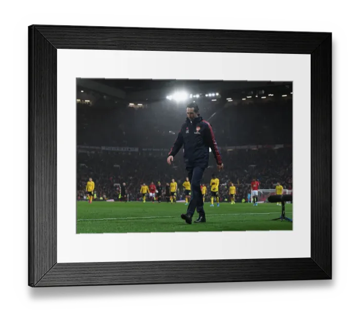 Framed Print : Premier League Rivalry: Manchester United vs. Arsenal at Old Trafford (September 2019)