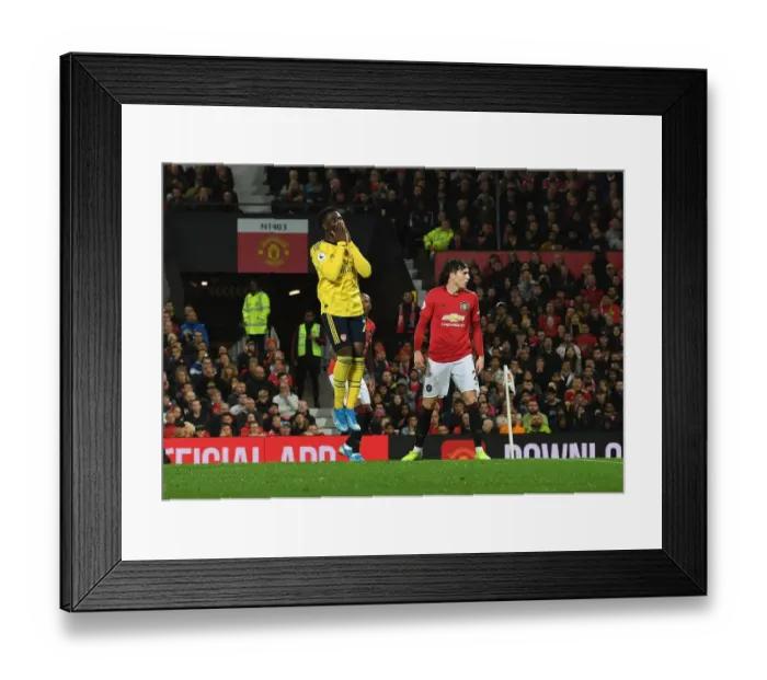 Framed Print : Premier League Rivalry: Manchester United vs Arsenal at Old Trafford (September 2019)