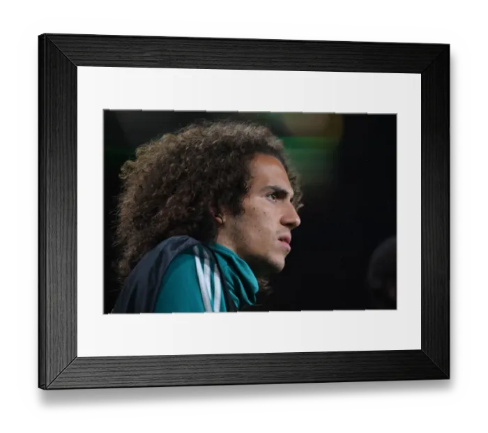Framed Print : Arsenal FC vs Standard Liege: Matteo Guendouzi Substitute in Europa League Match at Emirates Stadium