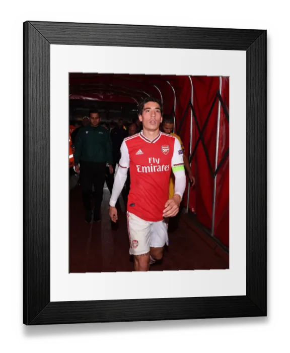 Framed Print : Arsenal's Hector Bellerin Post-Match at Emirates Stadium after Arsenal FC vs Standard Liege, UEFA Europa League 2019-20 Framed Print : Arsenal's Hector Bellerin Post-Match at Emirates Stadium after Arsenal FC vs Standard Liege, UEFA Europa League 2019-20