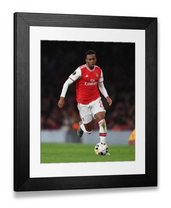 Framed Print : Joe Willock in Action: Arsenal's Europa League Victory over Standard Liege, October 2019 Framed Print : Joe Willock in Action: Arsenal's Europa League Victory over Standard Liege, October 2019