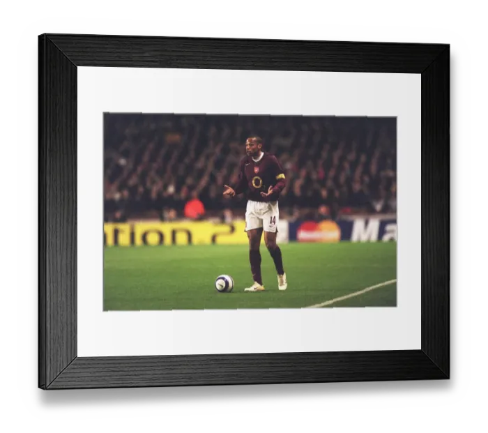 Framed Print : Thierry Henry at Arsenal's Highbury: 0-0 Stalemate Against Real Madrid in the UEFA Champions League, 2006 Framed Print : Thierry Henry at Arsenal's Highbury: 0-0 Stalemate Against Real Madrid in the UEFA Champions League, 2006