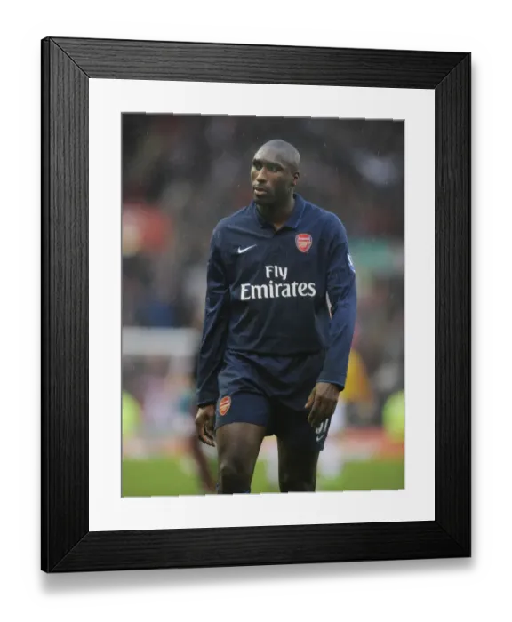 Framed Print : Sol Campbell (Arsenal). Stoke City 3: 1 Arsenal, FA Cup 4th round, The Britannia Stadium