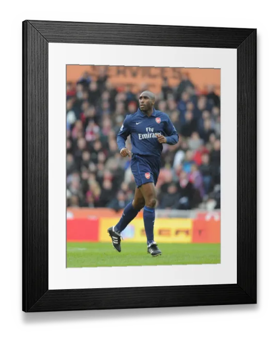 Framed Print : Sol Campbell's Emotional Return: Arsenal's FA Cup Defeat at Stoke (3-1) Framed Print : Sol Campbell's Emotional Return: Arsenal's FA Cup Defeat at Stoke (3-1)