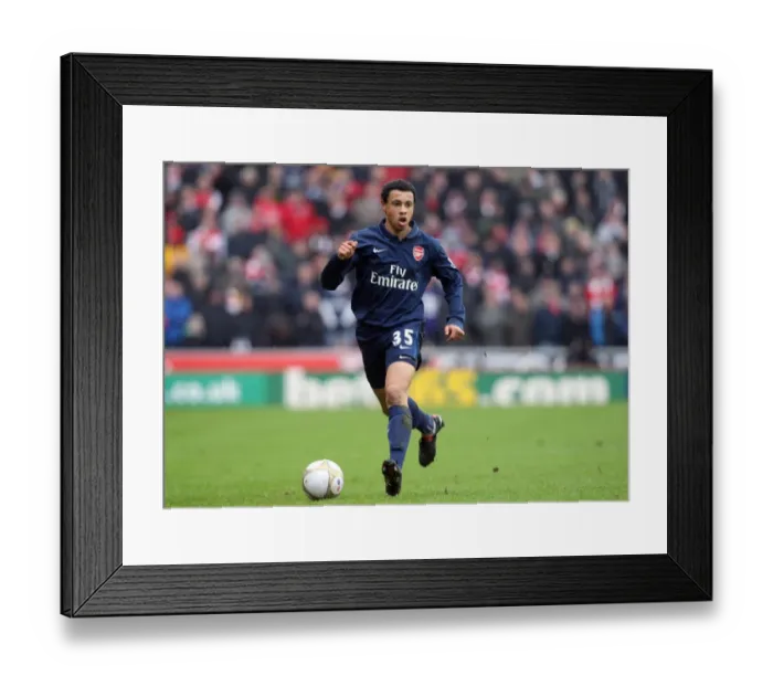 Framed Print : Francis Coquelin (Arsenal). Stoke City 3: 1 Arsenal. FA Cup 4th Round. The Britannia Stadium Framed Print : Francis Coquelin (Arsenal). Stoke City 3: 1 Arsenal. FA Cup 4th Round. The Britannia Stadium