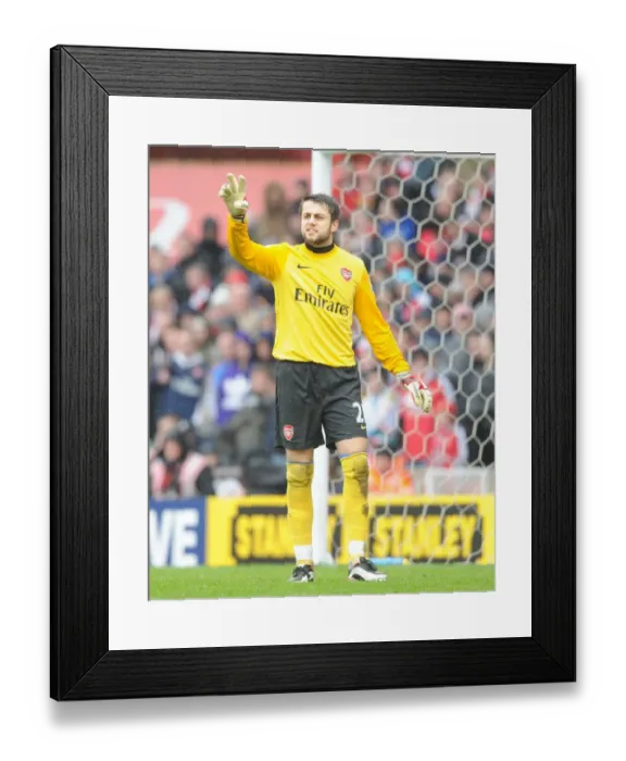 Framed Print : Lucas Fabianski (Arsenal). Stoke City 3: 1 Arsenal, FA Cup 4th round, The Britannia Stadium Framed Print : Lucas Fabianski (Arsenal). Stoke City 3: 1 Arsenal, FA Cup 4th round, The Britannia Stadium