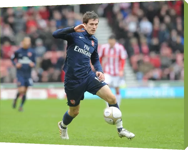 Aaron Ramsey (Arsenal). Stoke City 3: 1 Arsenal, FA Cup 4th round, The Britannia Stadium