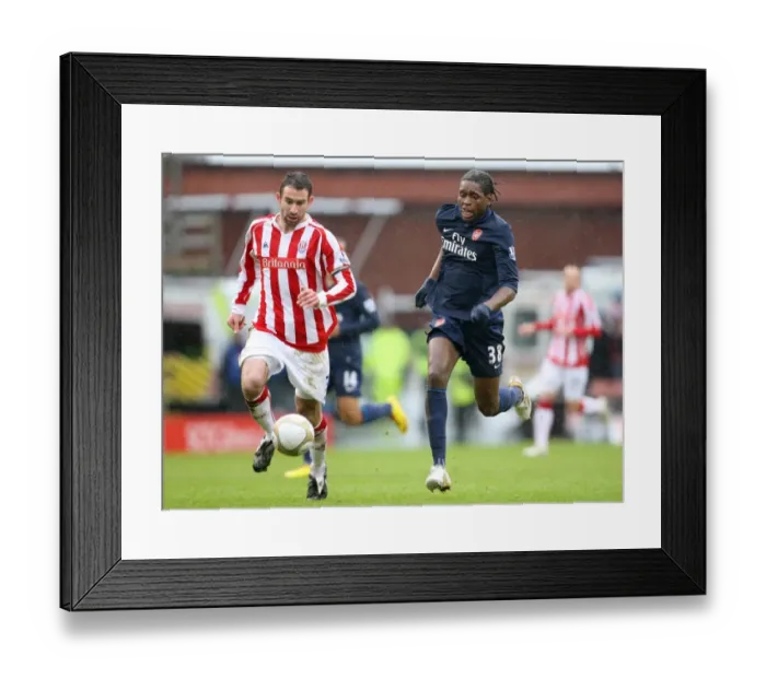 Framed Print : Jay Emmanuel-Thomas Stuns Arsenal: Stoke City's FA Cup Upset (3-1) Framed Print : Jay Emmanuel-Thomas Stuns Arsenal: Stoke City's FA Cup Upset (3-1)
