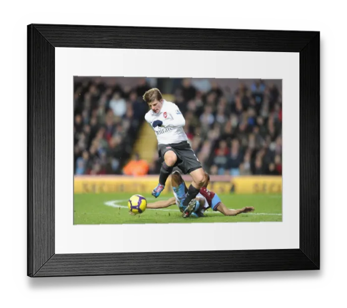 Framed Print : Arshavin vs. Delph: Stalemate at Villa Park - Arsenal vs. Aston Villa, Barclays Premier League, 2010 Framed Print : Arshavin vs. Delph: Stalemate at Villa Park - Arsenal vs. Aston Villa, Barclays Premier League, 2010