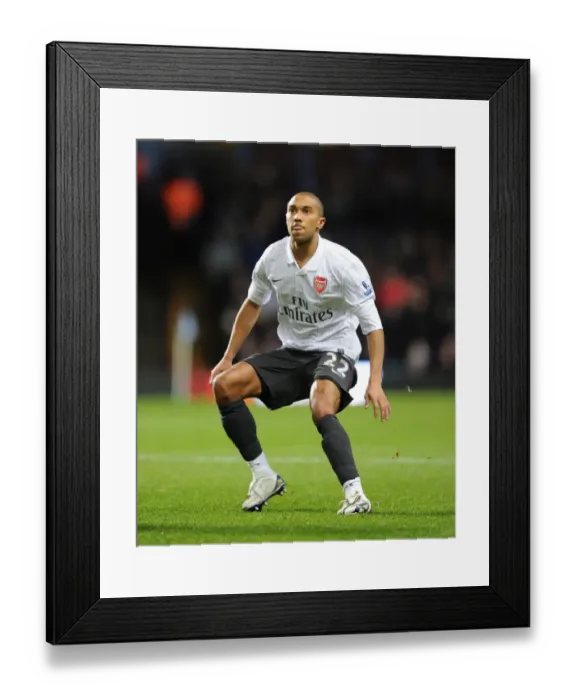 Framed Print : Gael Clichy (Arsenal). Aston Villa 0: 0 Arsenal. Barclays Premier League