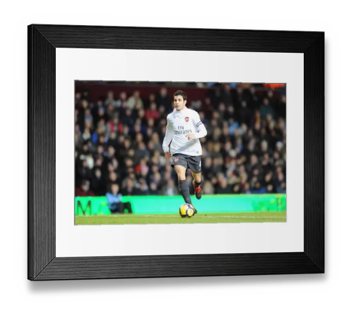 Framed Print : Cesc Fabregas: Stalemate at Villa Park - Arsenal vs Aston Villa, Barclays Premier League, 2010 Framed Print : Cesc Fabregas: Stalemate at Villa Park - Arsenal vs Aston Villa, Barclays Premier League, 2010