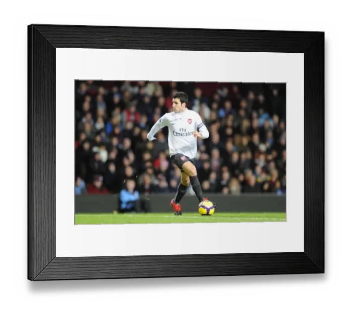 Framed Print : Cesc Fabregas Stalemate: Arsenal vs. Aston Villa, 2010 Framed Print : Cesc Fabregas Stalemate: Arsenal vs. Aston Villa, 2010