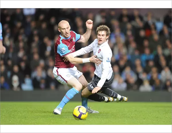 Ramsey vs. Collins: Stalemate at Villa Park - Arsenal vs. Aston Villa, Barclays Premier League, 2010