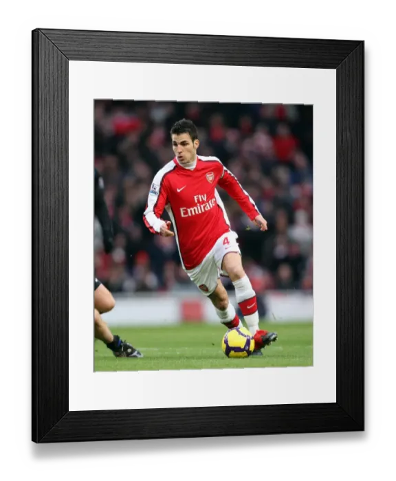 Framed Print : Cesc Fabregas's Heartbreaking Performance: Arsenal 1-3 Manchester United, Barclays Premier League (2010)