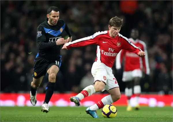 Andrey Arshavin (Arsenal) Ryan Giggs (Man Utd). Arsenal 1: 3 Manchester United