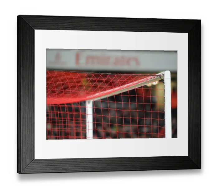 Framed Print : Arsenal 1:3 Manchester United: Red Nets of Defeat at Emirates Stadium Framed Print : Arsenal 1:3 Manchester United: Red Nets of Defeat at Emirates Stadium